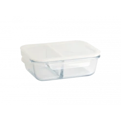 Les meilleures critiques de ✨ Boîte de Conservation en Verre avec Compartiments Rectangle 950 ml Pebbly ????