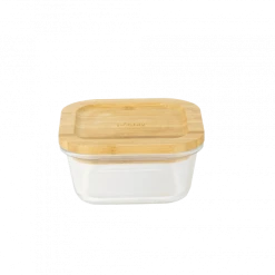 Top 10 ???? Boîte de Conservation en Verre et Bambou Carré 520 ml Pebbly ❤️