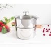Top 10 ???? Casserole et Cuit Vapeur Inox Ø 24 cm Anses Hêtre Biome Cristel ???? -Emile Henry Shop casserole et cuit vapeur inox o 24 cm anses hetre biome cristel