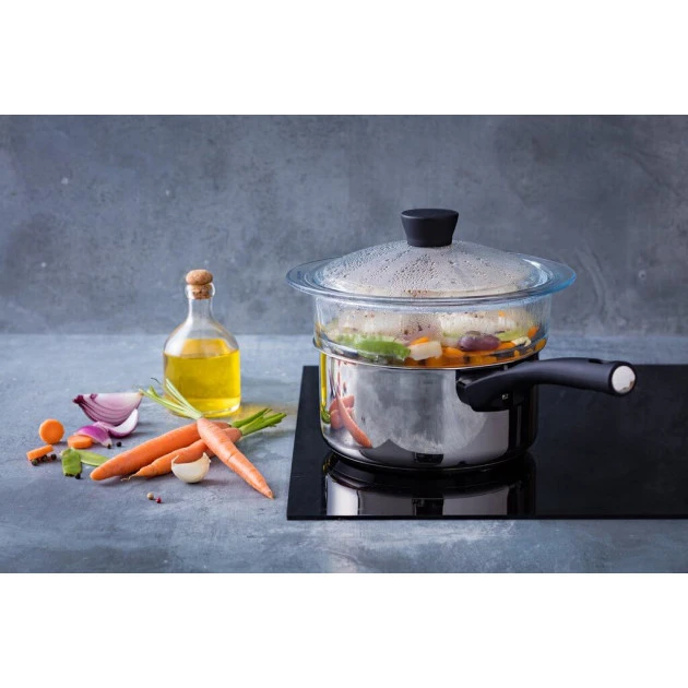 Remise ???? Cuit Vapeur en Verre 20 cm 2 L Classic Pyrex ???? 5 Remise ???? Cuit Vapeur en Verre 20 cm 2 L Classic Pyrex ???? – Image 3