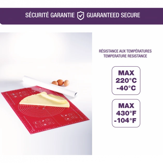 De gros ???? Feuille à Pâtisserie 62 x 40 cm Mastrad ✔️ 4 De gros ???? Feuille à Pâtisserie 62 x 40 cm Mastrad ✔️ – Image 3