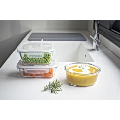 Meilleur prix ???? Lot 3 Boîtes de Conservation en Verre Pebbly ❤️ 9 Meilleur prix ???? Lot 3 Boîtes de Conservation en Verre Pebbly ❤️ -Emile Henry Shop lot 3 boites de conservation en verre pebbly 1