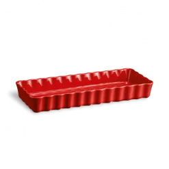 Promo ???? Moule à Tarte Rectangulaire en Céramique 15 x 36 cm Grand Cru Emile Henry ????