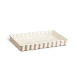 Tout neuf ???? Moule à Tarte Rectangulaire en Céramique 33,5 x 24 cm Argile Emile Henry ????