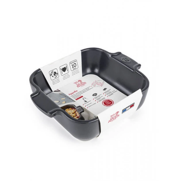 Meilleure vente ???? Plat à Four Carré en Céramique Appolia 18 cm Ardoise Peugeot ???? 4 Meilleure vente ???? Plat à Four Carré en Céramique Appolia 18 cm Ardoise Peugeot ???? – Image 2