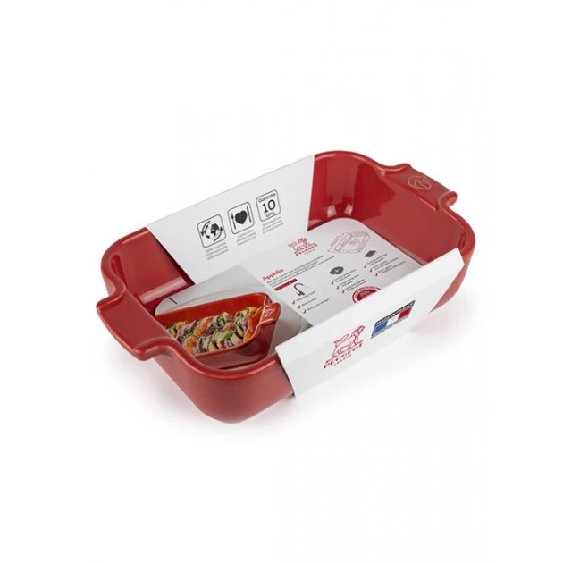 Budget ???? Plat à Four Rectangulaire en Céramique Appolia 22 cm Rouge Peugeot ⭐ 4 Budget ???? Plat à Four Rectangulaire en Céramique Appolia 22 cm Rouge Peugeot ⭐ – Image 2