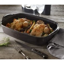 Top 10 ✨ Plat à Four Rectangulaire en Céramique 36 x 22,5 cm Fusain Emile Henry ???? 8 Top 10 ✨ Plat à Four Rectangulaire en Céramique 36 x 22,5 cm Fusain Emile Henry ???? -Emile Henry Shop plat a four rectangulaire fusain 36 x 23cm emile henry 2