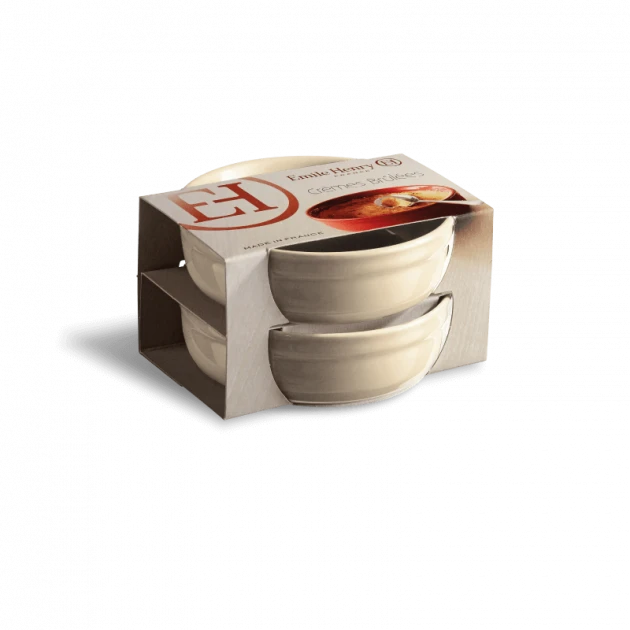 Meilleure vente ???? Set de 2 Ramequins à Crème Brûlée en Céramique Ø 12 cm Argile Emile Henry ⌛ 4 Meilleure vente ???? Set de 2 Ramequins à Crème Brûlée en Céramique Ø 12 cm Argile Emile Henry ⌛ – Image 2