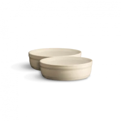 Meilleure vente ???? Set de 2 Ramequins à Crème Brûlée en Céramique Ø 12 cm Argile Emile Henry ⌛