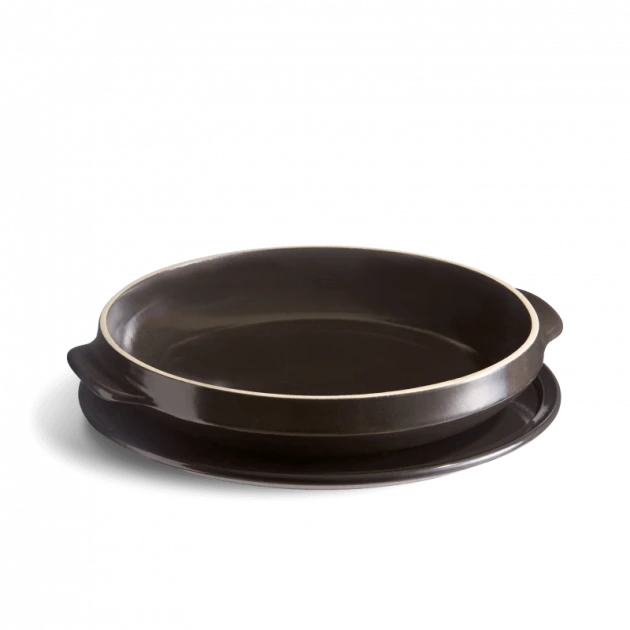 Vente flash ???? Set Moule à Tarte Tatin en Céramique Ø 33 cm Fusain Emile Henry ???? 4 Vente flash ???? Set Moule à Tarte Tatin en Céramique Ø 33 cm Fusain Emile Henry ???? – Image 2