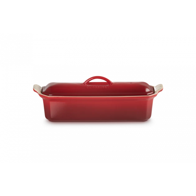 Nouveau ⌛ Terrine Rectangulaire en Céramique avec Presse 32 cm Cerise Le Creuset ???? 3 Nouveau ⌛ Terrine Rectangulaire en Céramique avec Presse 32 cm Cerise Le Creuset ????